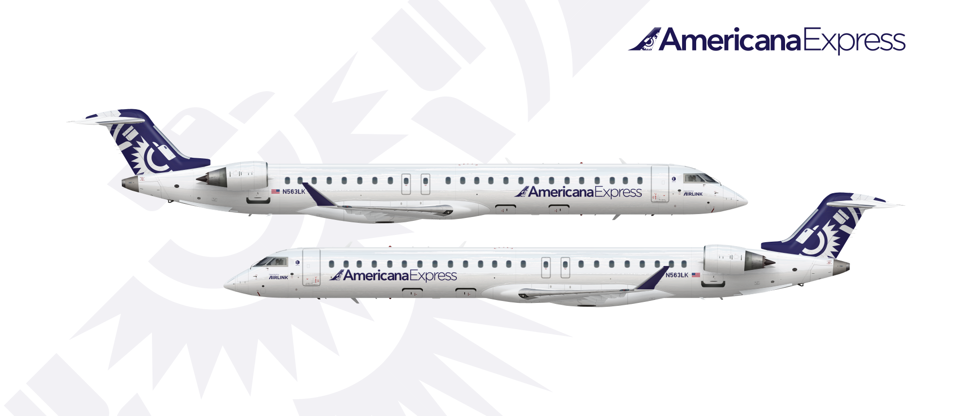 2003 AmericanaExpress Bombardier CRJ900 THE ENTIRE HISTORY OF