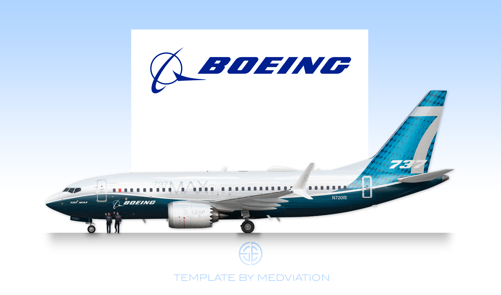 Boeing House Colours, Boeing 737 MAX 7 - edge's designs 2 - Gallery -  Airline Empires