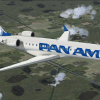 CRJ 700 Pan Am in flight to MIA