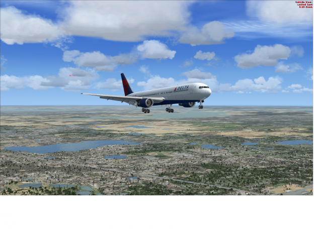 DL 767-300 Landing in MCO
