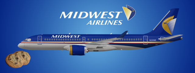 Midwest Express Airlines Airbus A220-300/ Bombardier CS300 - Real World ...