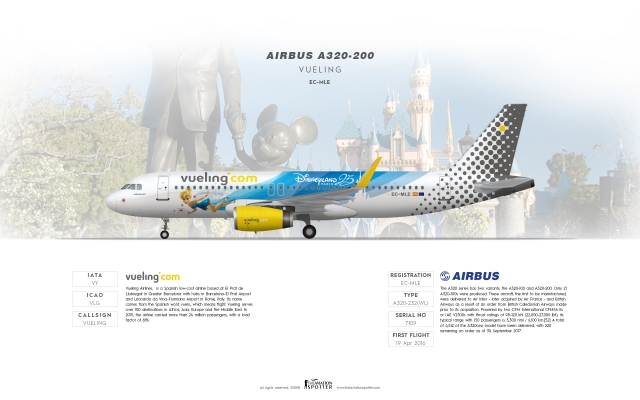 Vueling Airbus A320 200 ''Disney''