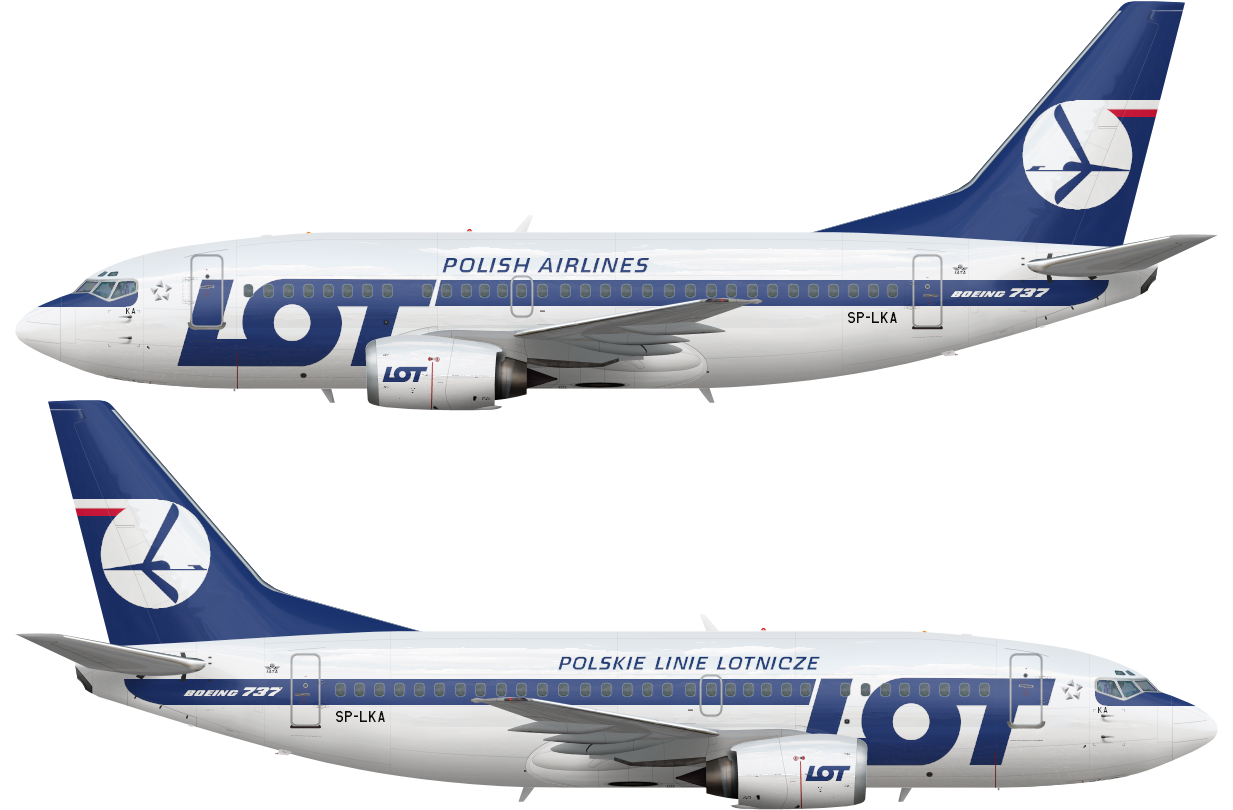 LOT Polskie Linie Lotnicze Boeing 737-55D - Real Life Liveries - Gallery -  Airline Empires