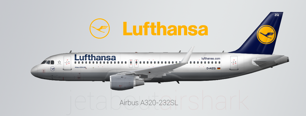Lufthansa A320-200 Sharklets (Updated) - re-create - by AirShark - Gallery  - Airline Empires