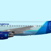 Cerulean Airways A319 livery