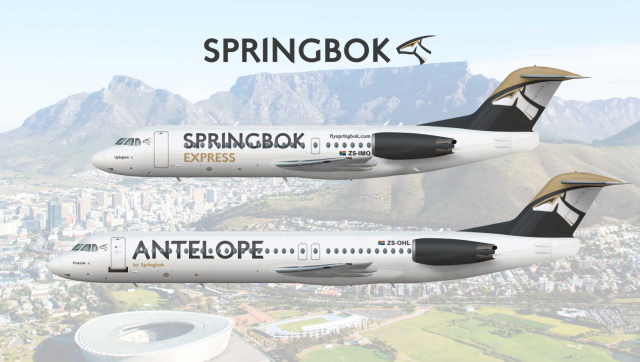 Antelope/Springbok Express | Fokker 100/Fokker 70 | 2011-2015/2015-present