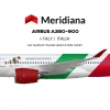 Meridiana Italian flag livery | A350-900