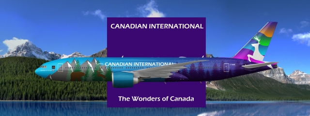 Boeing 777-200(LR) Canadian International "Wonders of Canada'