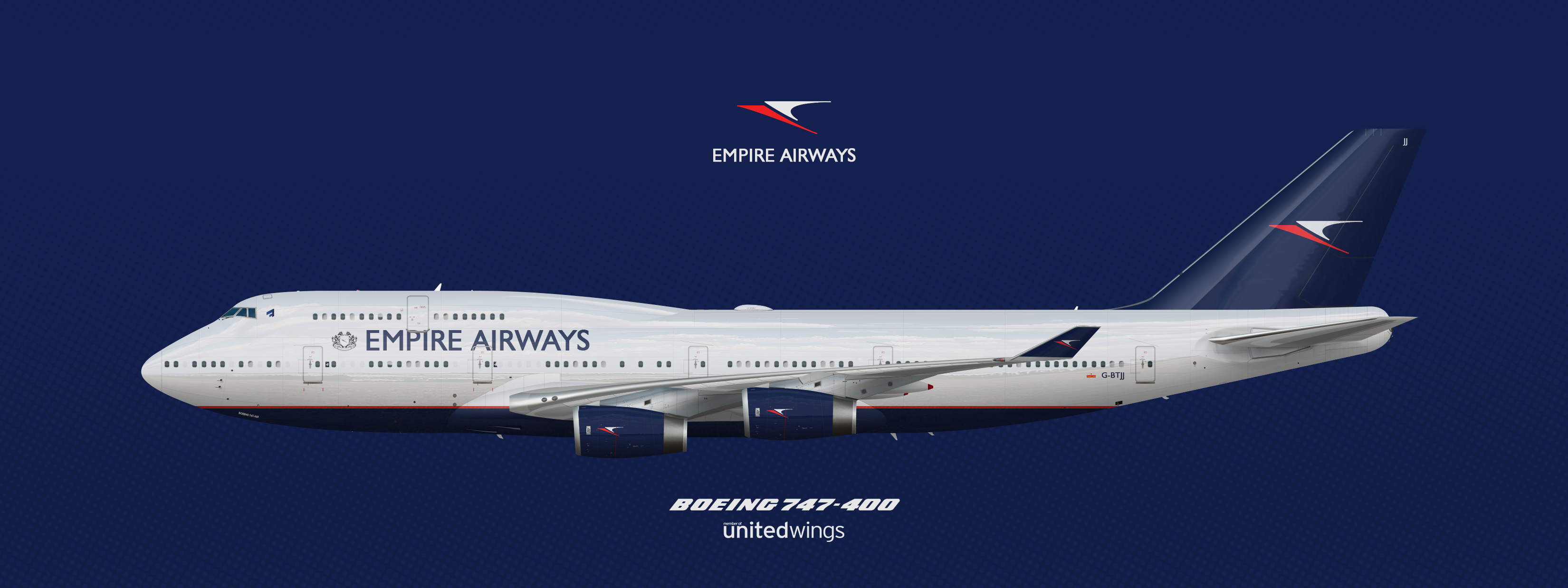 Boeing 747 400 Empire Airways Gallery Airline Empires