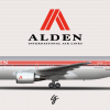 7. Alden Boeing 767-200 (1989 - 2002 livery)