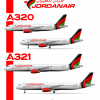 Jordanair A320 poster