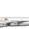 Blen air's 747-100 livery