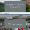 Olix Airways Germany | Boeing 737-300 Livery Design