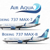 Air Aqua 737 poster