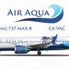 Air Aqua 737 MAX 8 Beach special