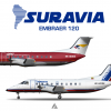 SurAvia Embraer E120 Poster