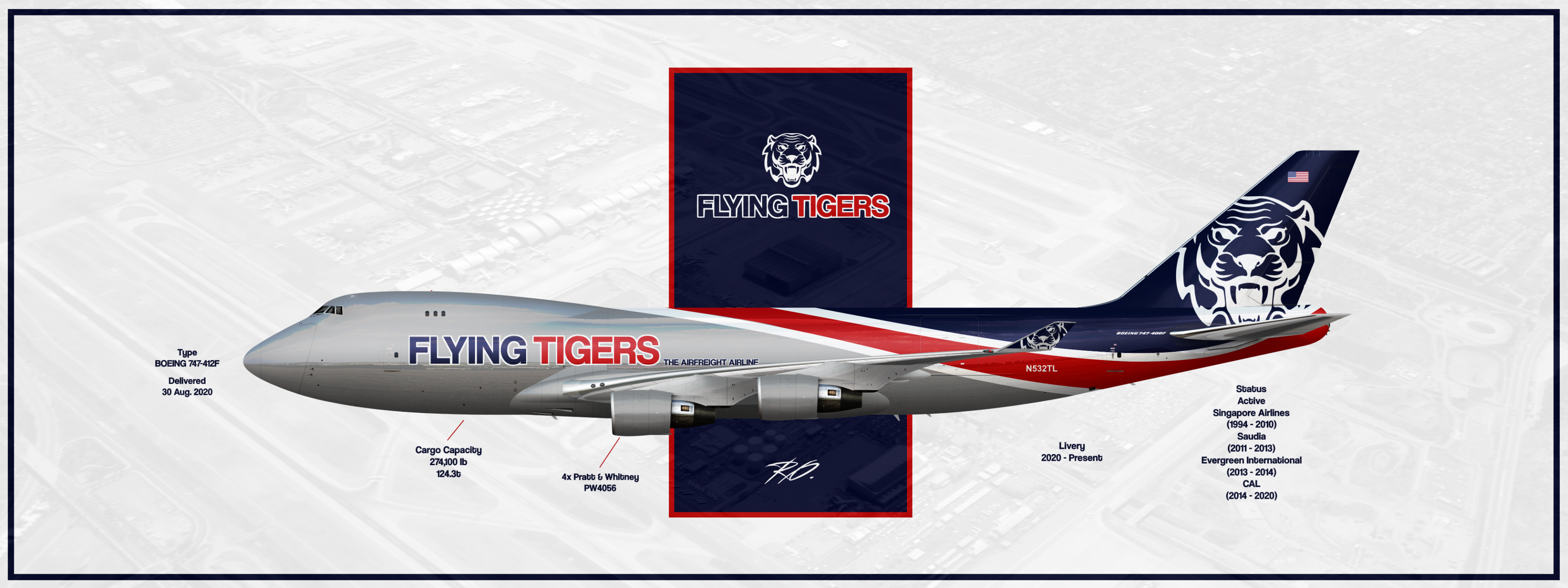 Flying Tiger Line | Boeing 747-400F - S P H E R E - Gallery - Airline  Empires