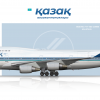 Kazakh Airlines Boeing 747-400M (Combi)