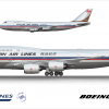 Hanjin Airlines Boeing 747-8I Retro Livery