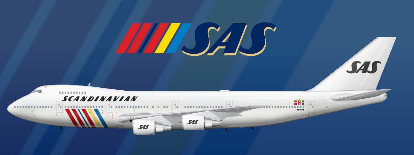 Scandinavian Airlines Boeing 747-200 - Dom's Real Life Liveries - Gallery -  Airline Empires