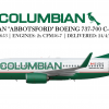 Columbian 737-700 C-GCAZ