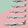 Fly Kuwait Fleet Poster