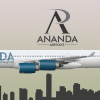 Airbus A340-500 Ananda Airways Livery