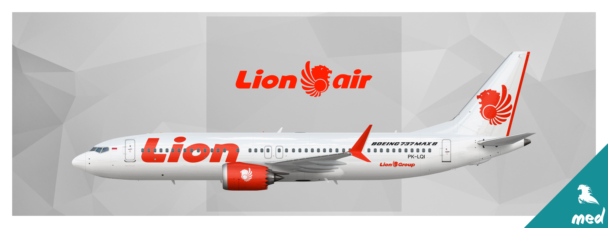 Lion Air Boeing 737 MAX 8 PK-LQI - SkySwimmer's Gallery of His Efforts for  Real Liveries - Gallery - Airline Empires