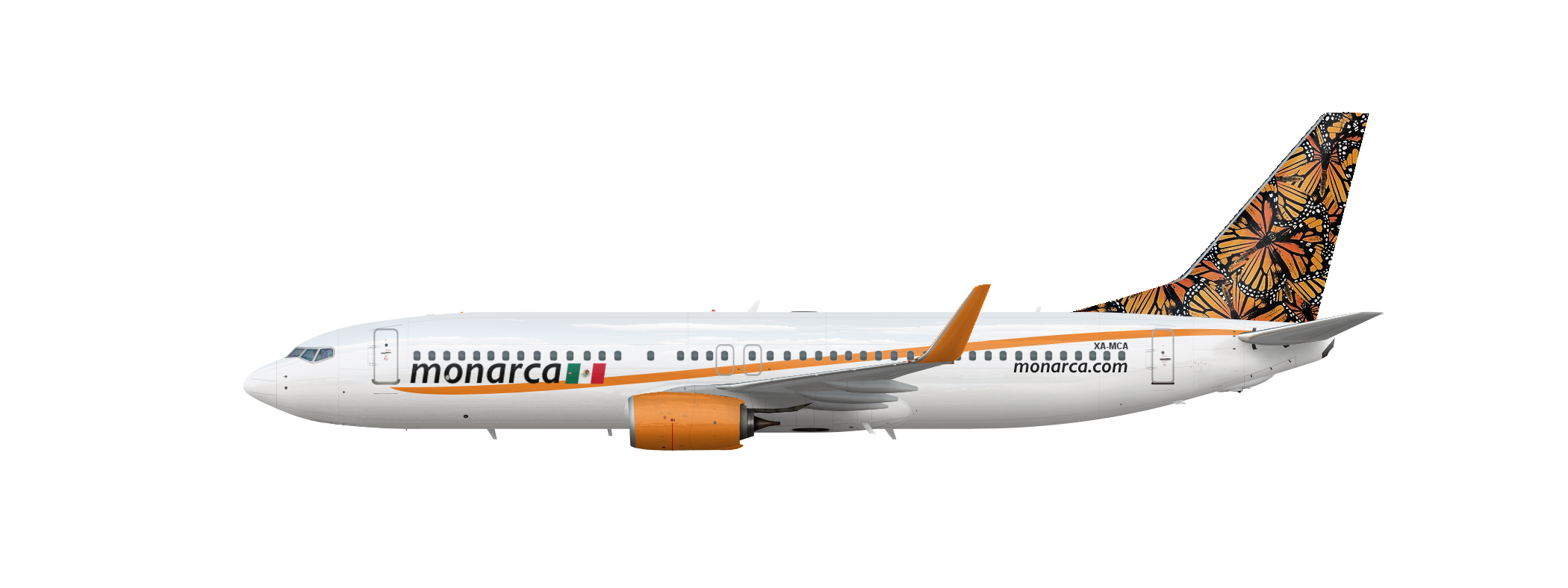 Monarca 737 800 - Viperion101's Liveries - Gallery - Airline Empires