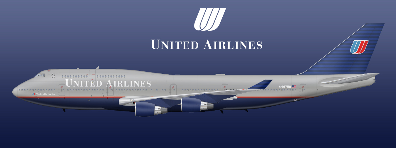 United Battleship 747 - Brand By Agre - Gallery - Airline Empires