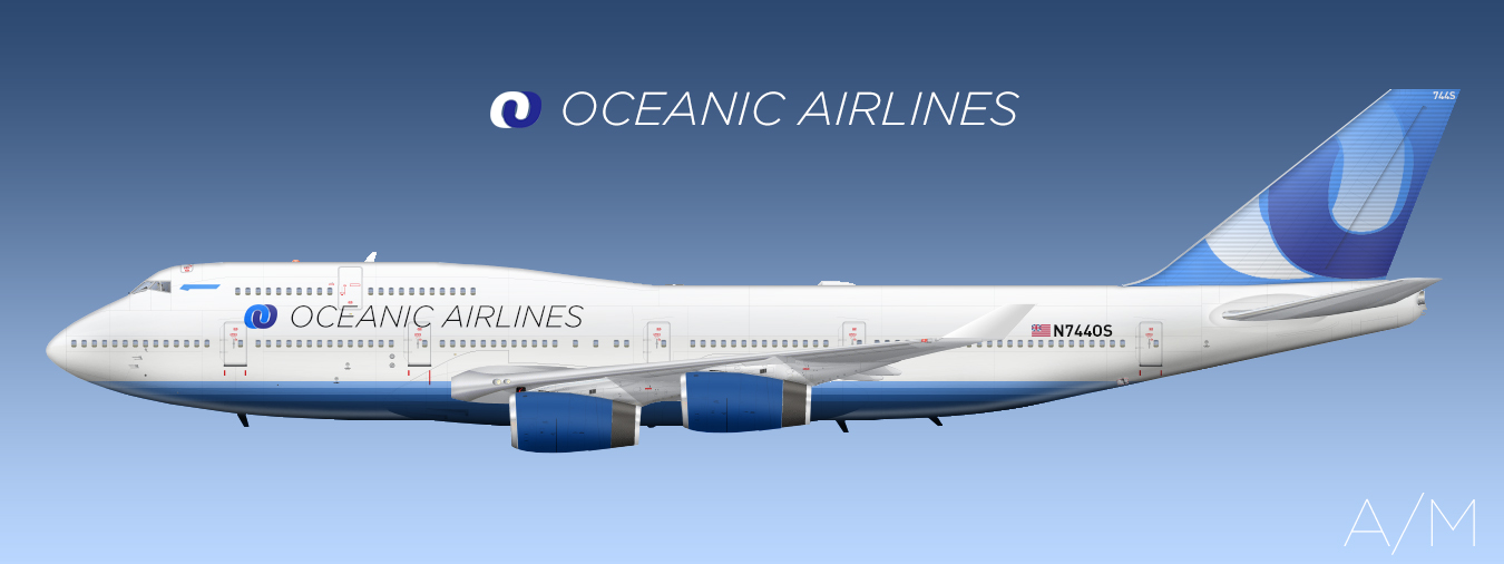 Oceanic 747 - Brand By Agre - Gallery - Airline Empires